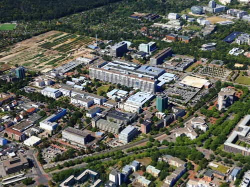 Aerial view of a city